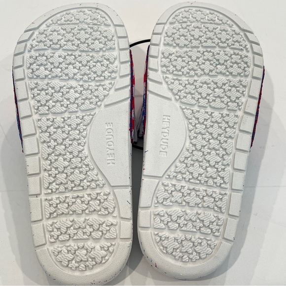 NWT Hey Dude Peggy Flag Slide Sandals Women's Size 7 NEW - Picture 14 of 16